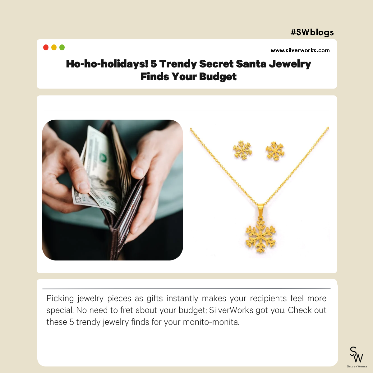 Ho-ho-holidays! 5 Trendy Secret Santa Jewelry Finds for All Budgets
