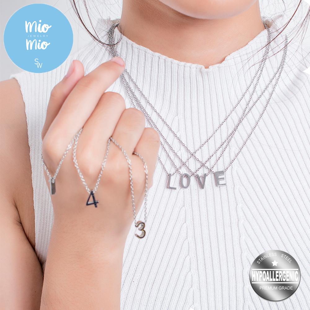 Dash Stainless Steel Personalized Name Necklace SilverWorks