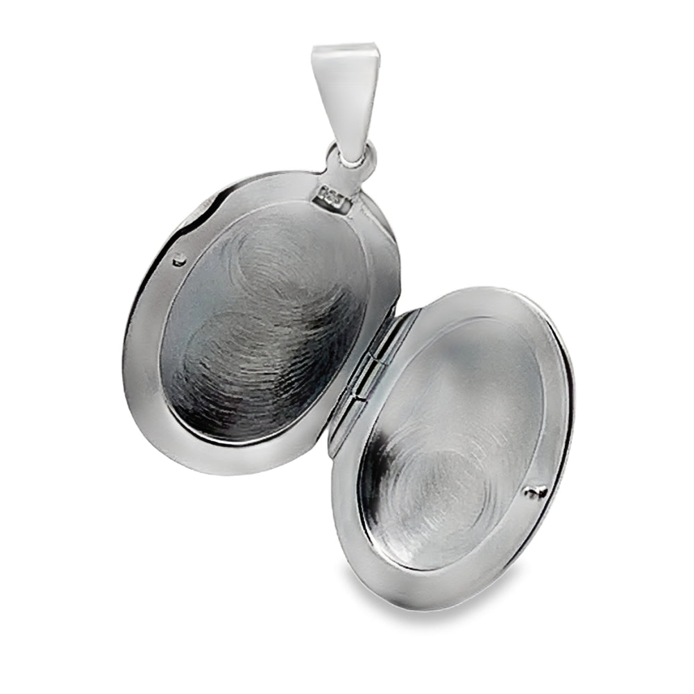 Big Plain Oval Pendant