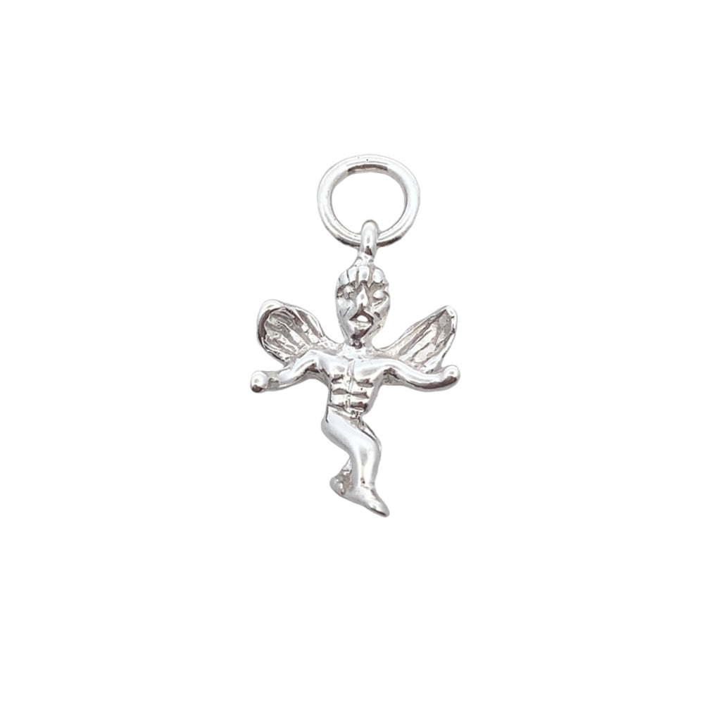 C3973 CUPID PNDNT W/CROSS FEET