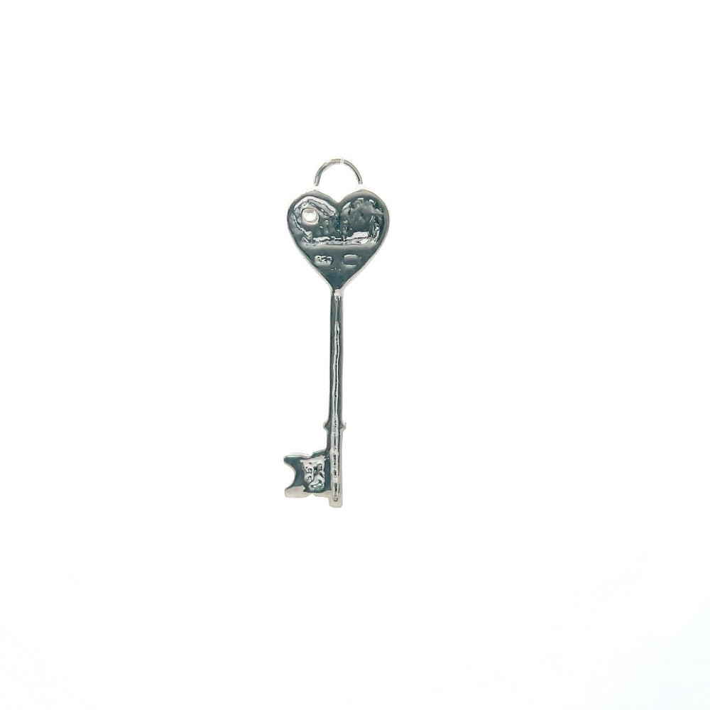Alessia Heart Key 925 Sterling Silver Pendant