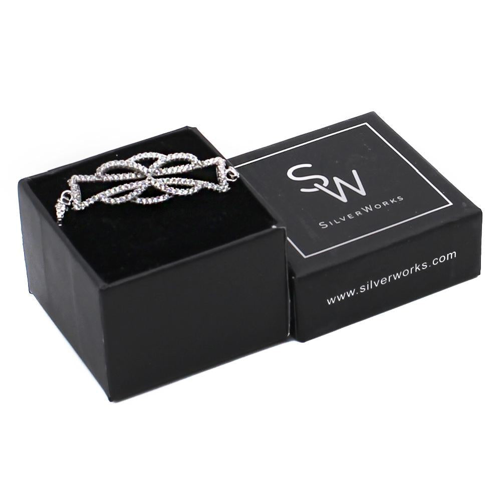 Silverworks B4918 Gucci Chain Bracelet with ID Bar SilverWorks