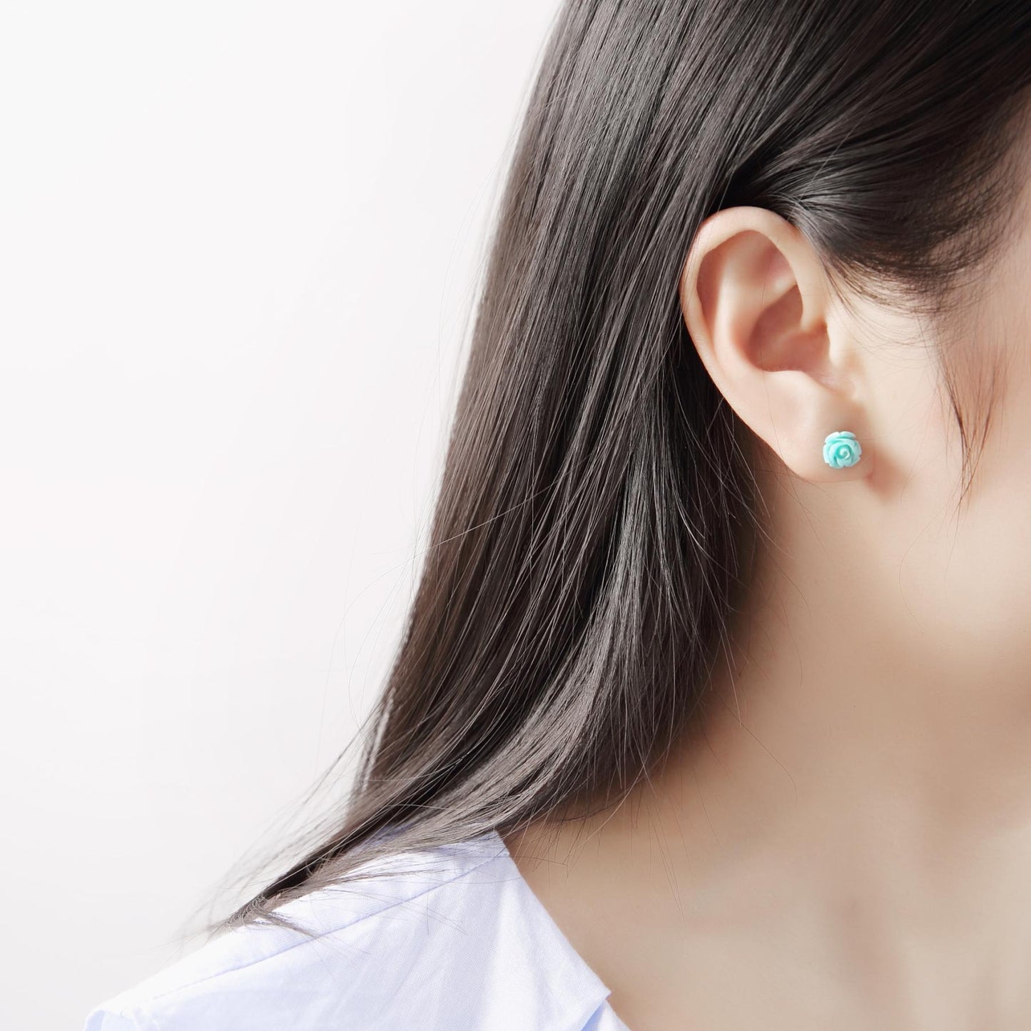 Valentina Flower Stainless Steel Stud Earrings Set | SilverWorks