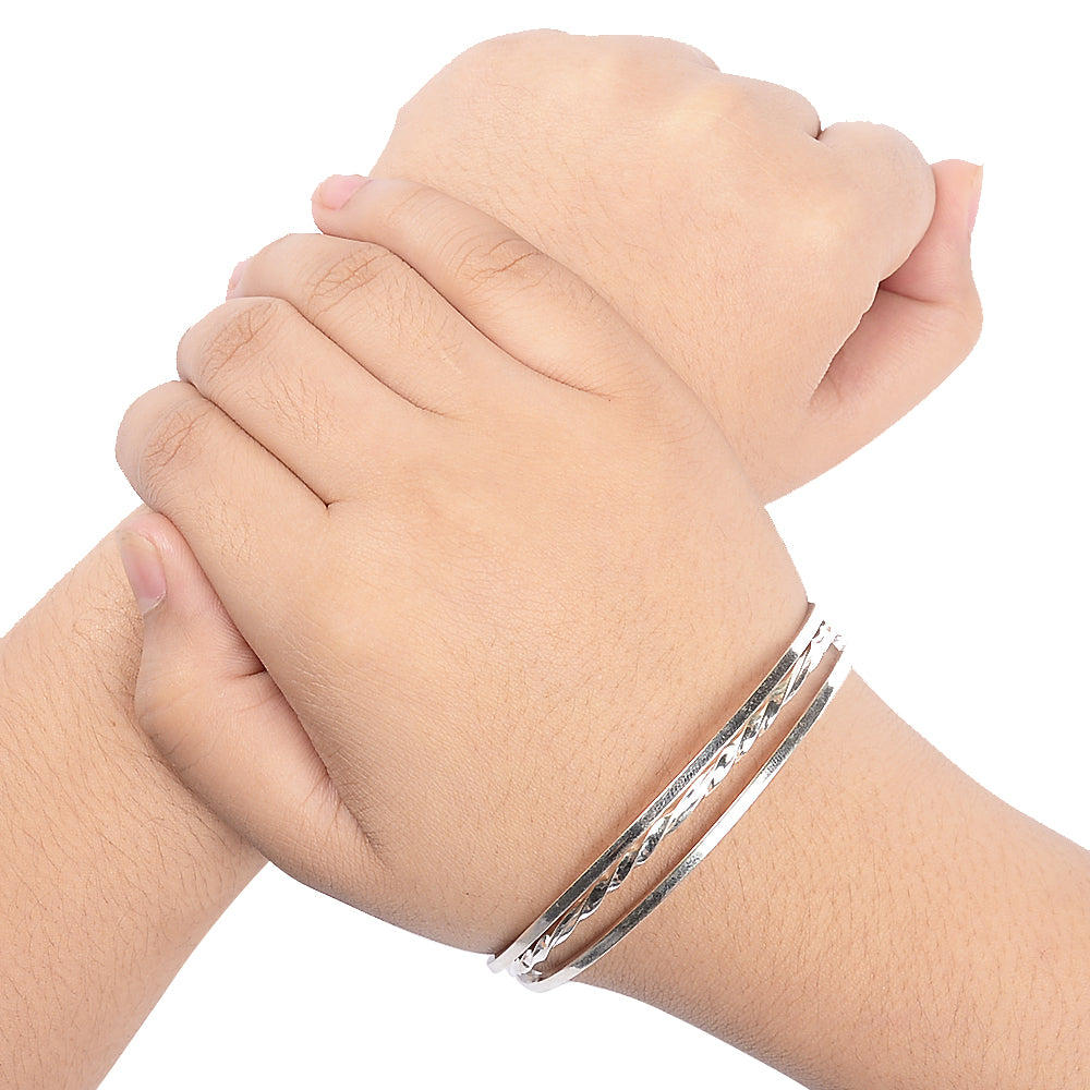 Sterling silver bangle bracelet sets store