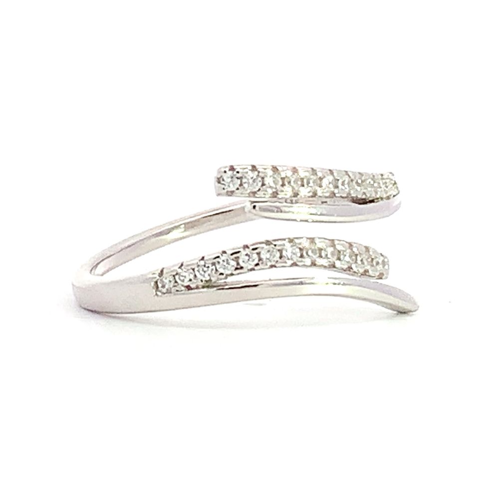 Echinacea Silver Stack Ring