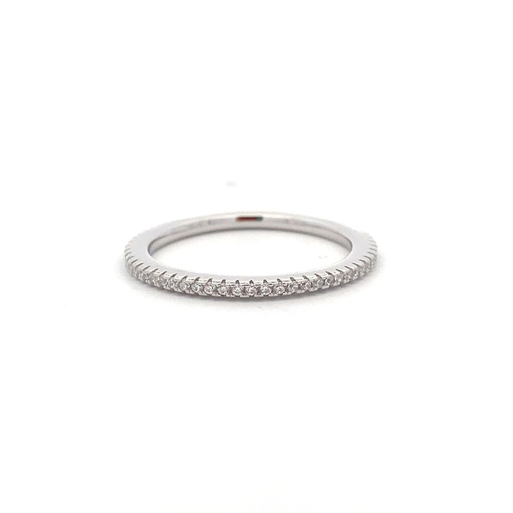 Clara 925 Sterling Silver Eternity Band Ring