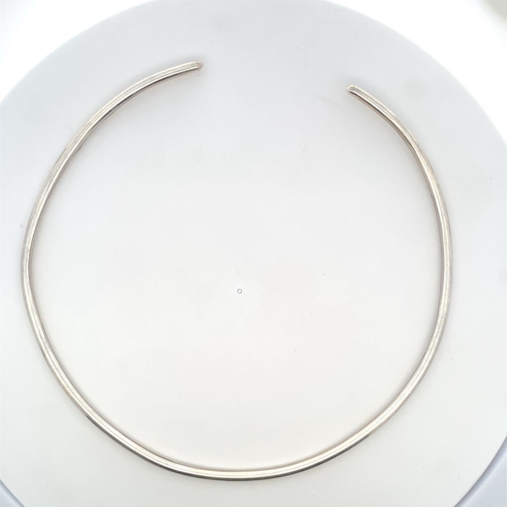Liv 925 Sterling Silver Open Choker Necklace SilverWorks