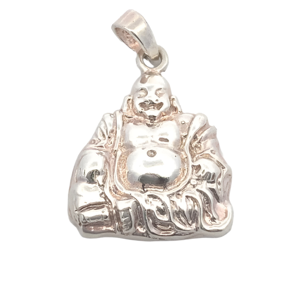 Buddha 925 Sterling Silver Pendant SilverWorks