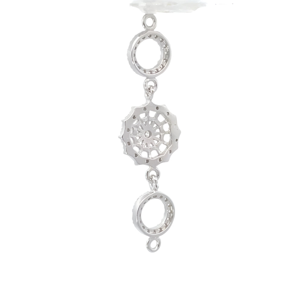 Helen Dangling Umbrella 925 Sterling Silver Charm | SilverWorks