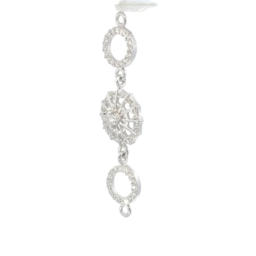 Helen Dangling Umbrella 925 Sterling Silver Charm | SilverWorks