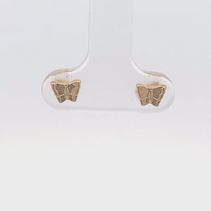 
                
                    Load and play video in Gallery viewer, SW Premium 14 Karat Yellow Gold Butterfly Stud Earrings
                
            