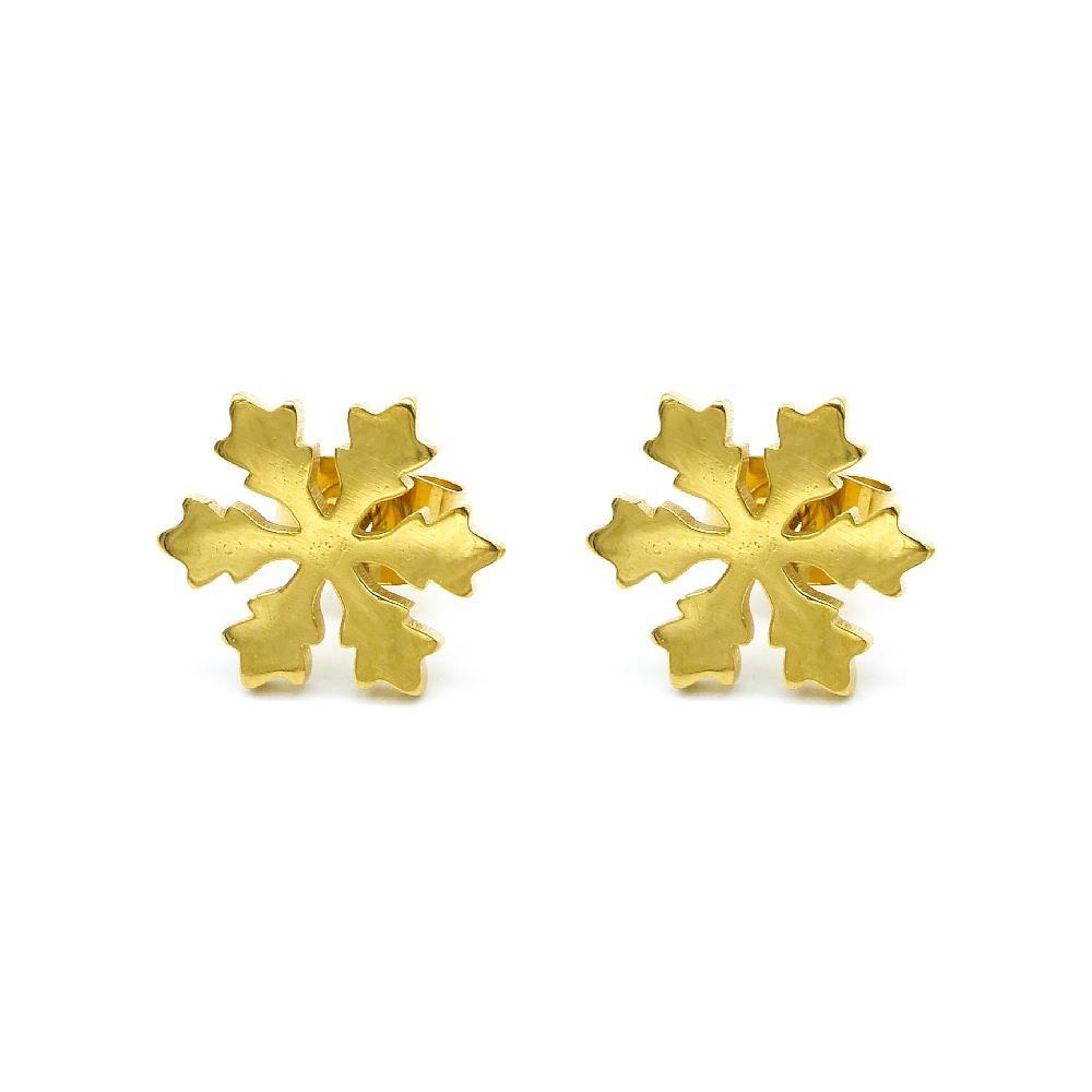 Snowflakes Design Stud SENA Earrings