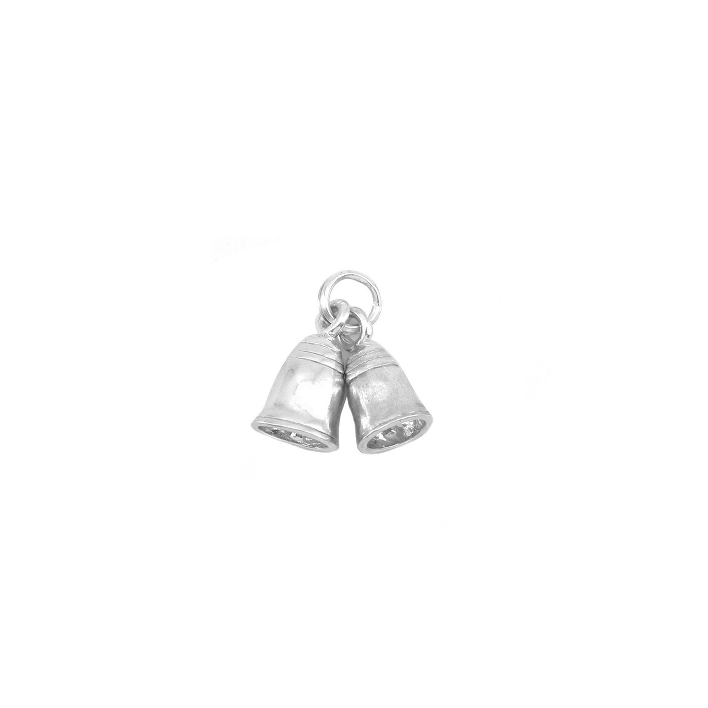 Dustin Double Bell 925 Sterling Silver Pendant | SilverWorks