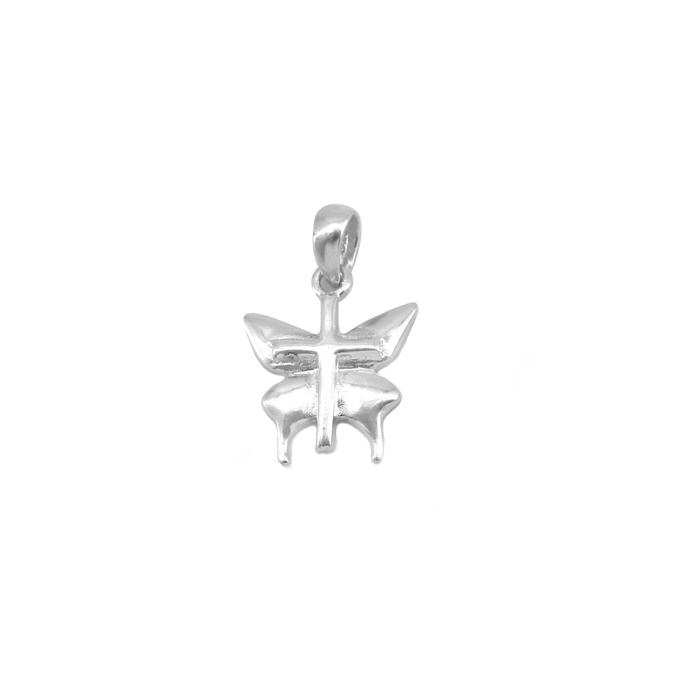 Butterfly Cross 925 Sterling Silver Pendant Necklace Philippines | Silverworks