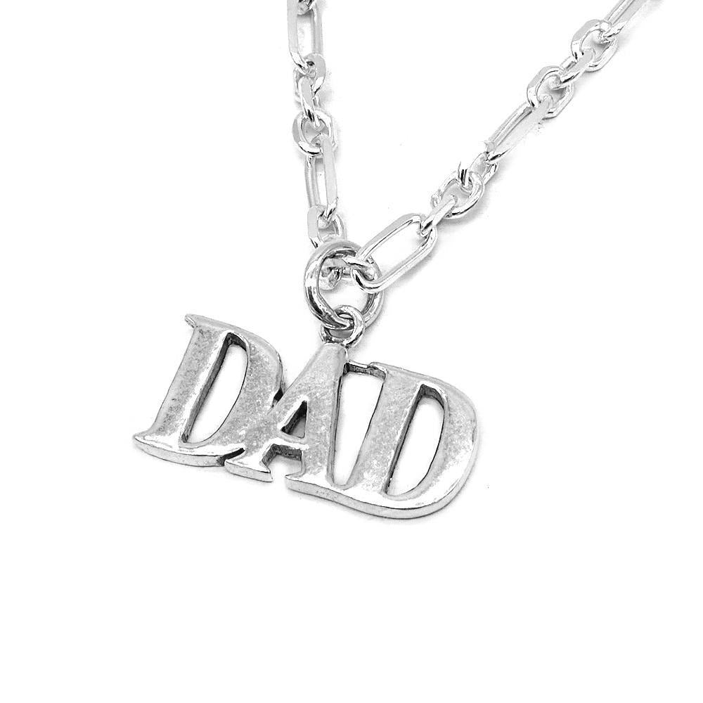 Dad Script Necklace
