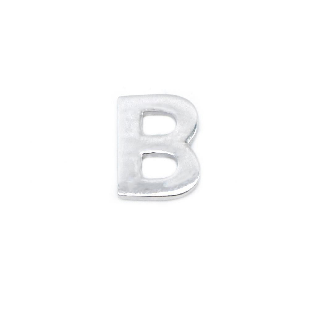 Polished Letters and Numbers Charm