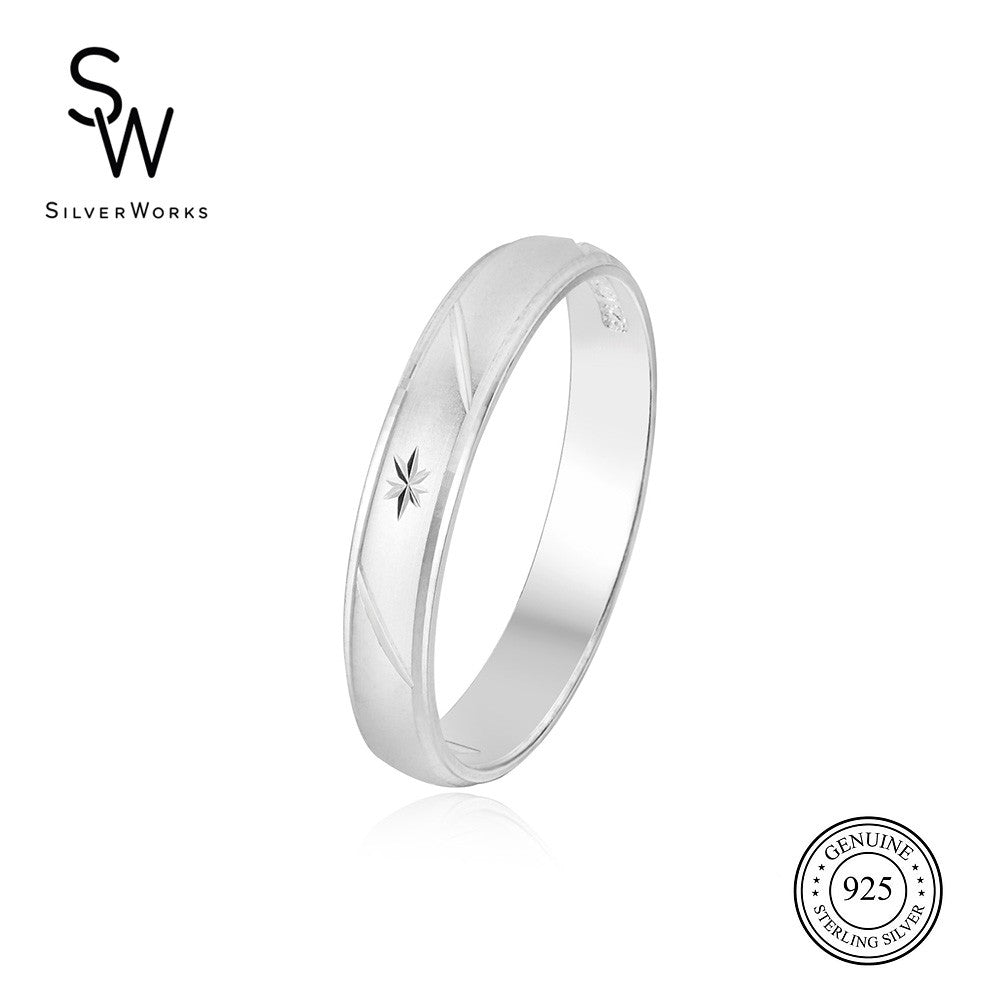 Silver works clearance couple ring