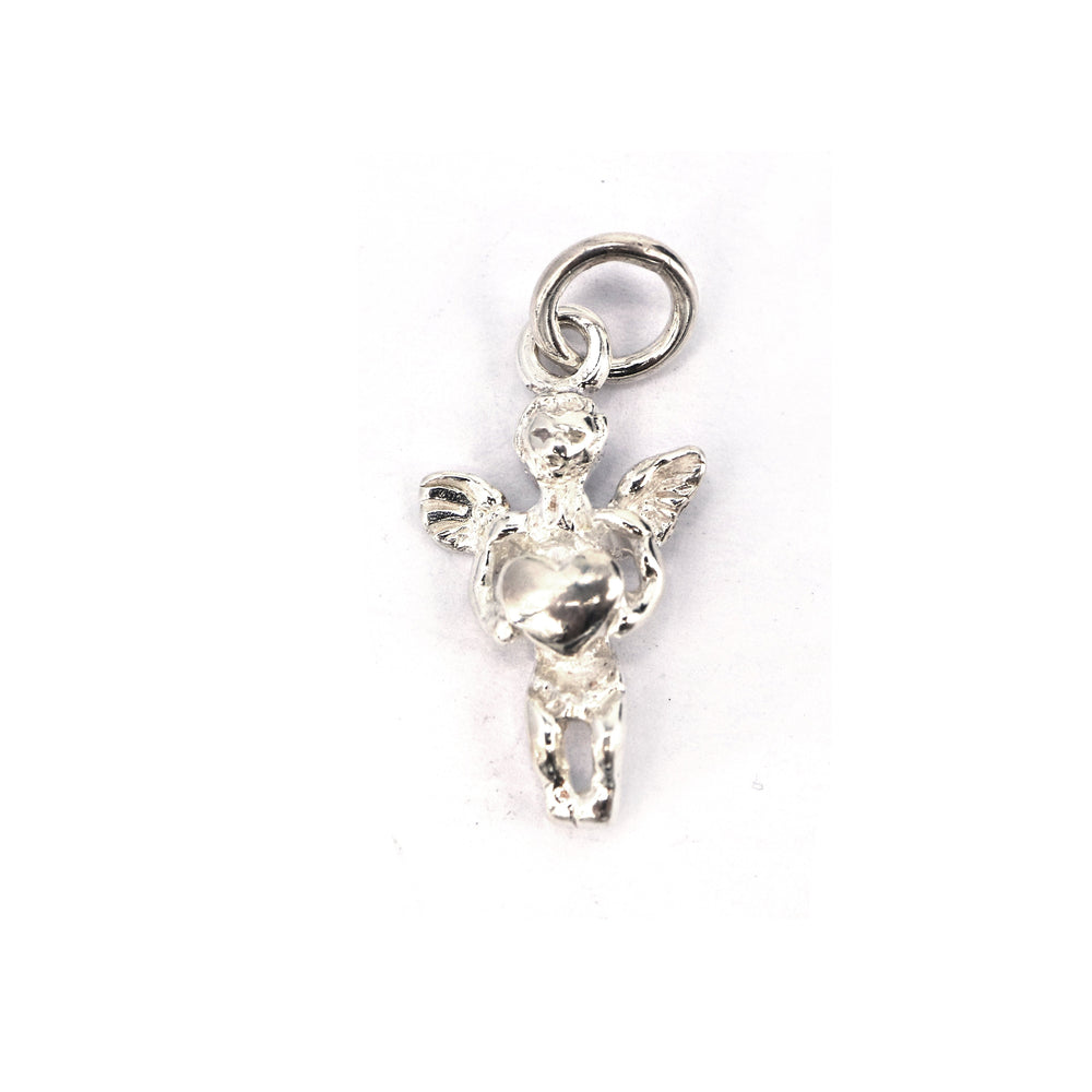 Cupid Design with Heart 925 Sterling Silver Pendant Philippines | Silverworks