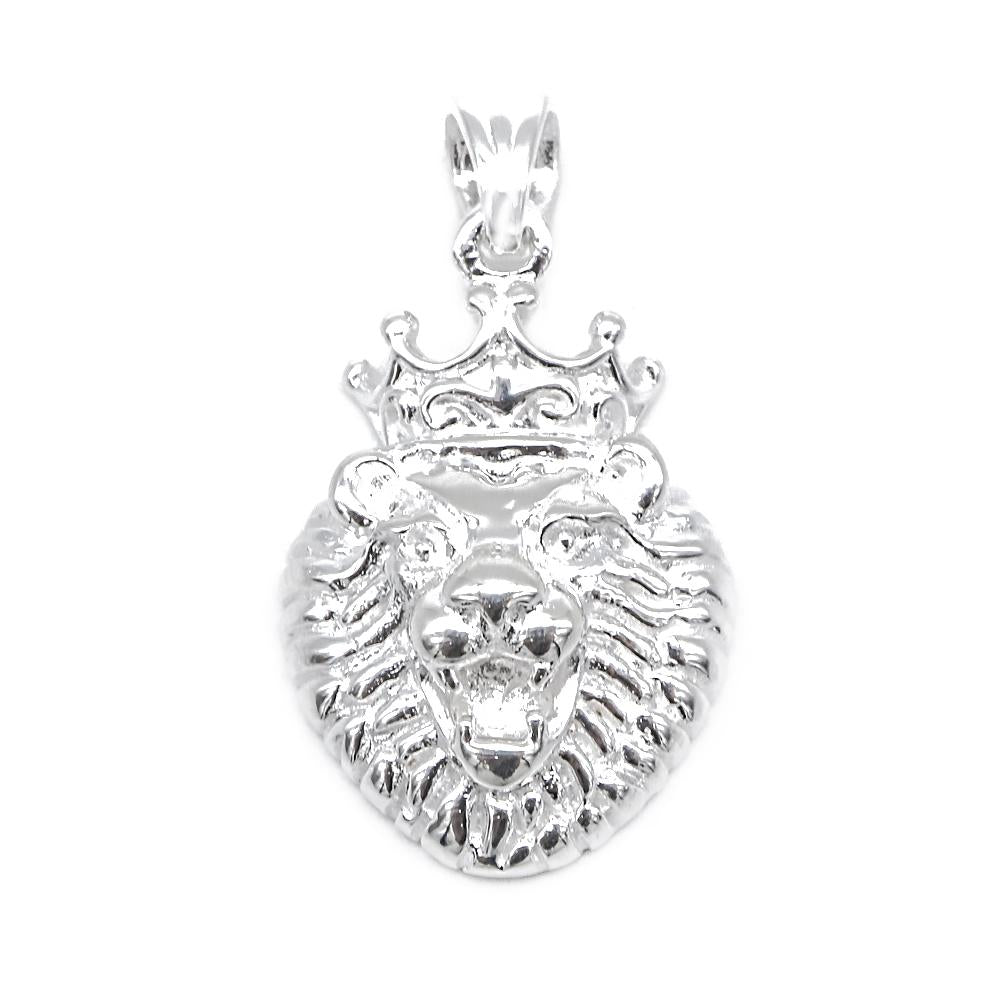 Agnes Crowned Lion Silver Charm