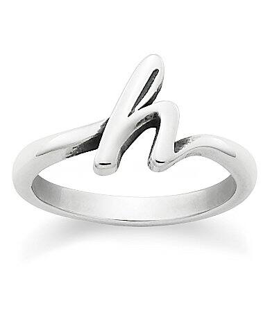 Initial Ring temporary 2 925 Sterling Silver Ring Philippines | Silverworks