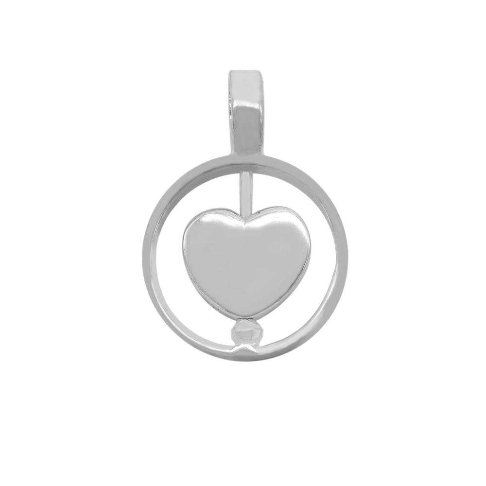 Aaliyah Silver Heart Pendant