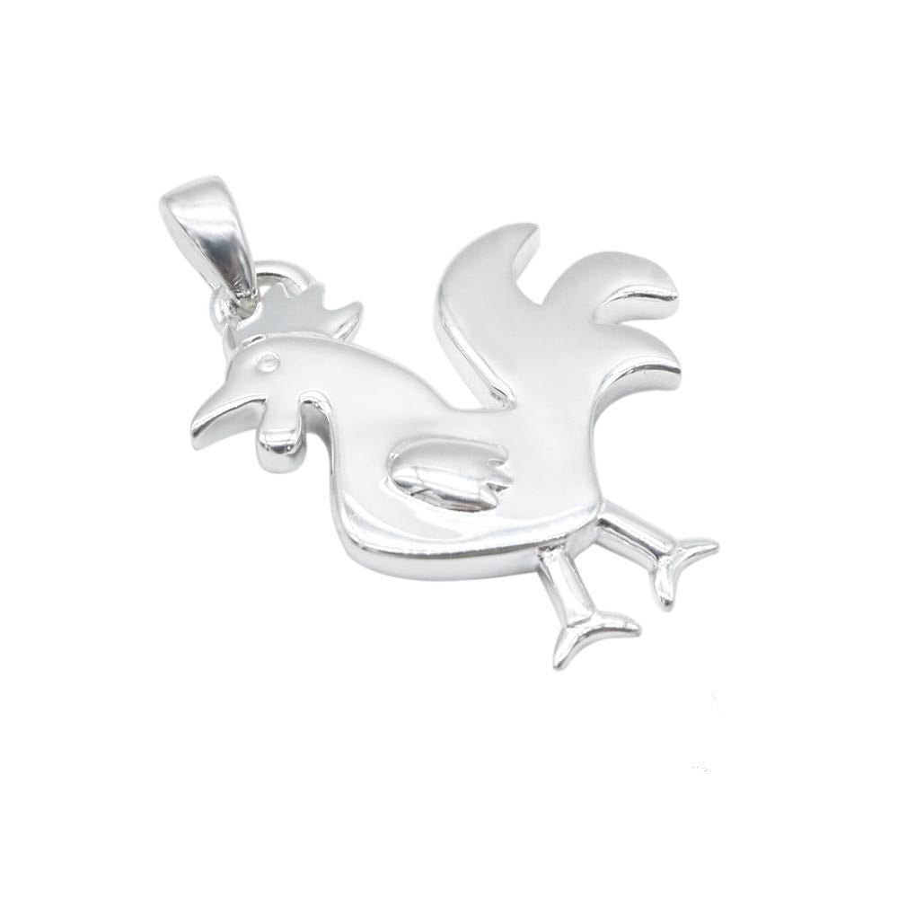 Plain Rooster Silver 925 Sterling Silver Pendant Philippines | Silverworks