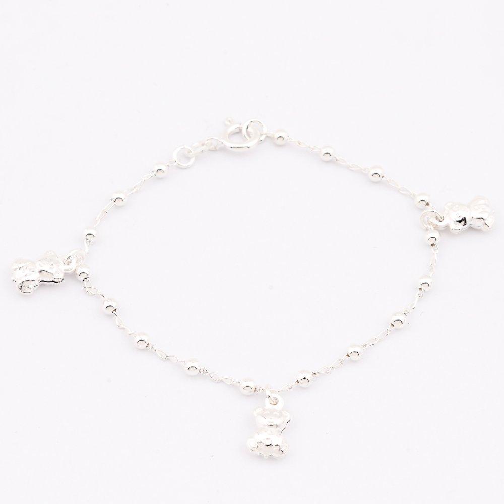 Bear Charms 925 Sterling Silver Bracelet Philippines | Silverworks
