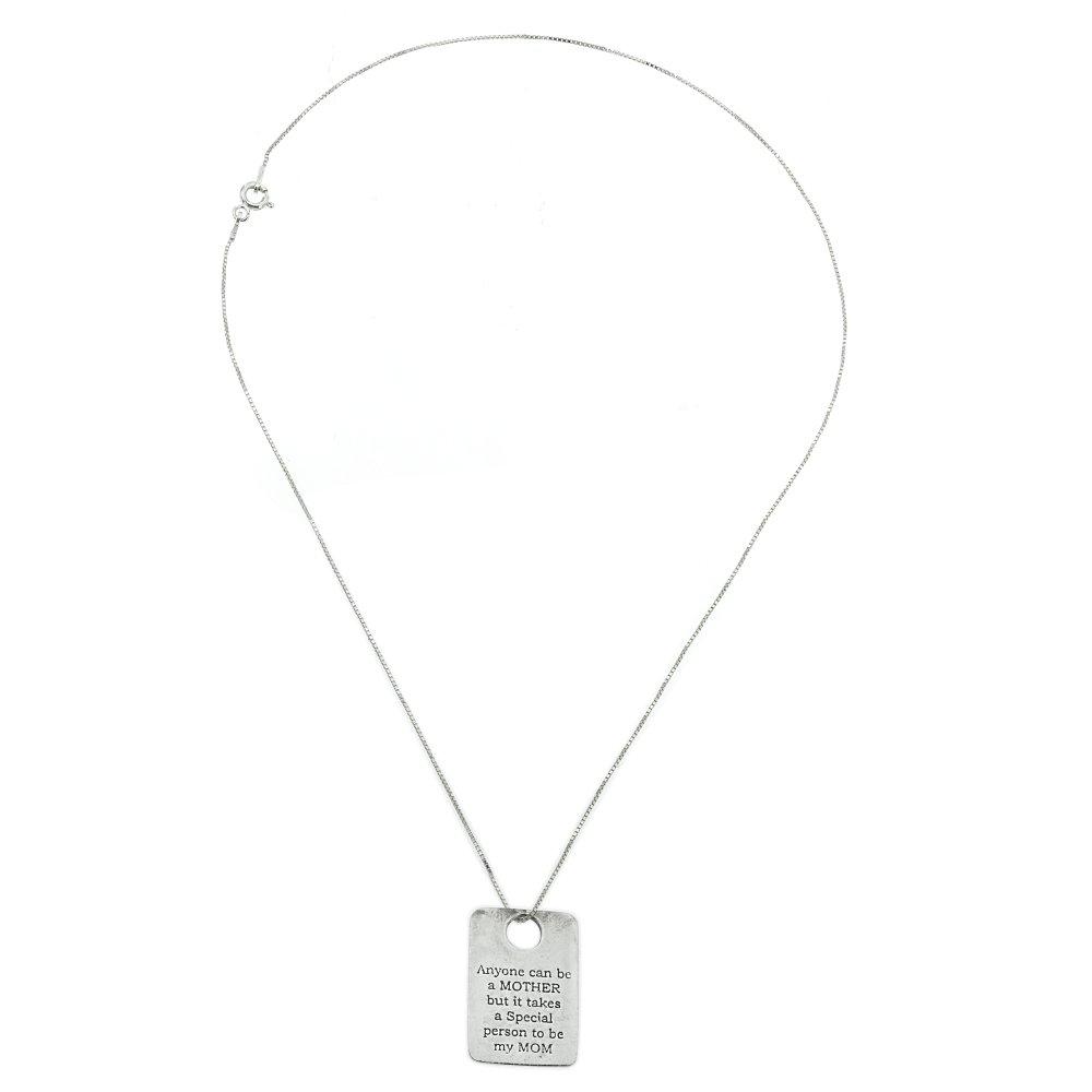 Mom Tag 925 Sterling Silver Necklace Philippines | Silverworks