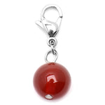 Mio Mio by Silverworks Stainless Steel Red Pearl Beads  Charm For Women X1662