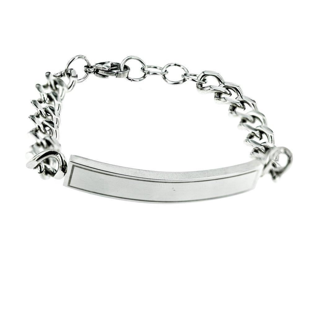 Thin ID Stainless Steel Hypoallergenic Bracelet Philippines Silverworks SilverWorks