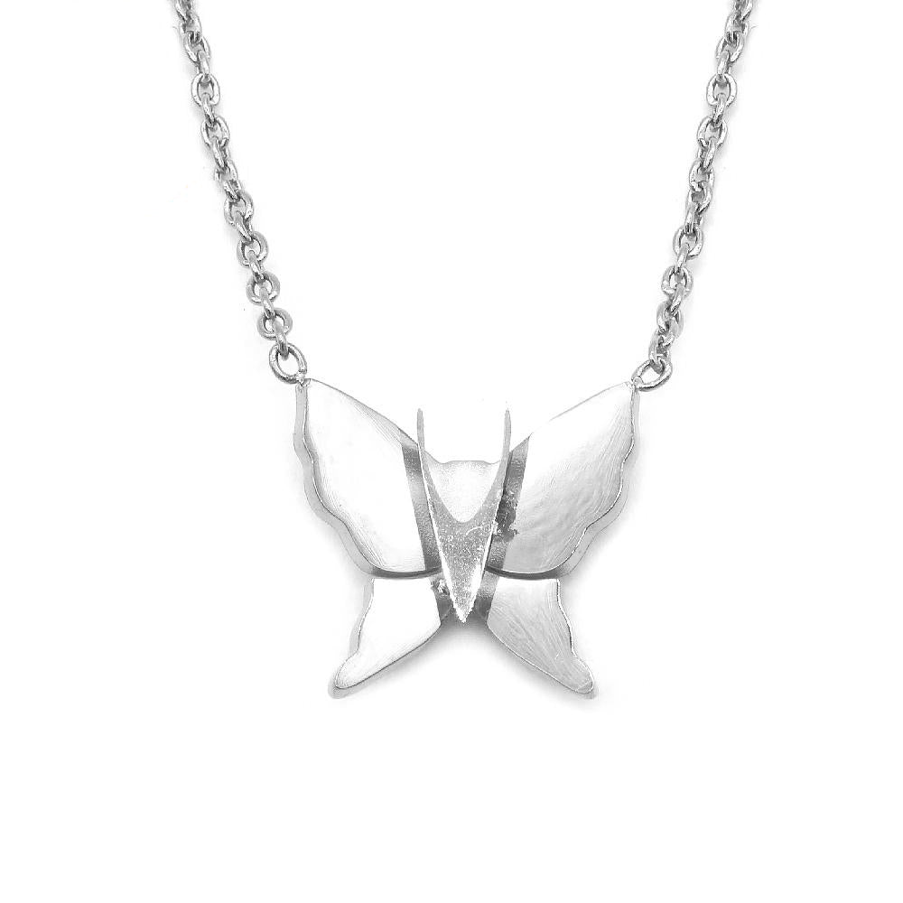 Blair Butterfly Stainless Steel Jewelry Set SilverWorks