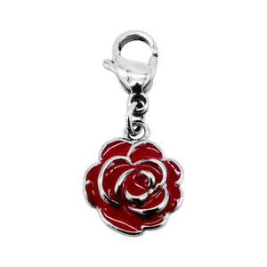 Red Rose Stainless Steel Hypoallergenic Charm Philippines | Silverworks