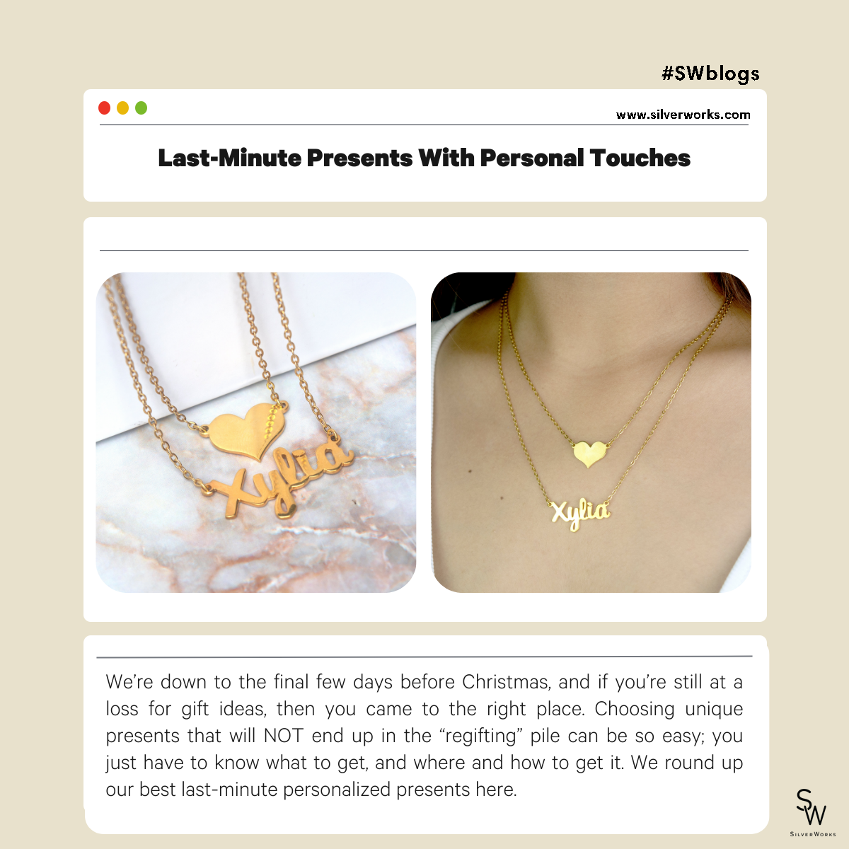 Last-Minute Presents With Personal Touches
