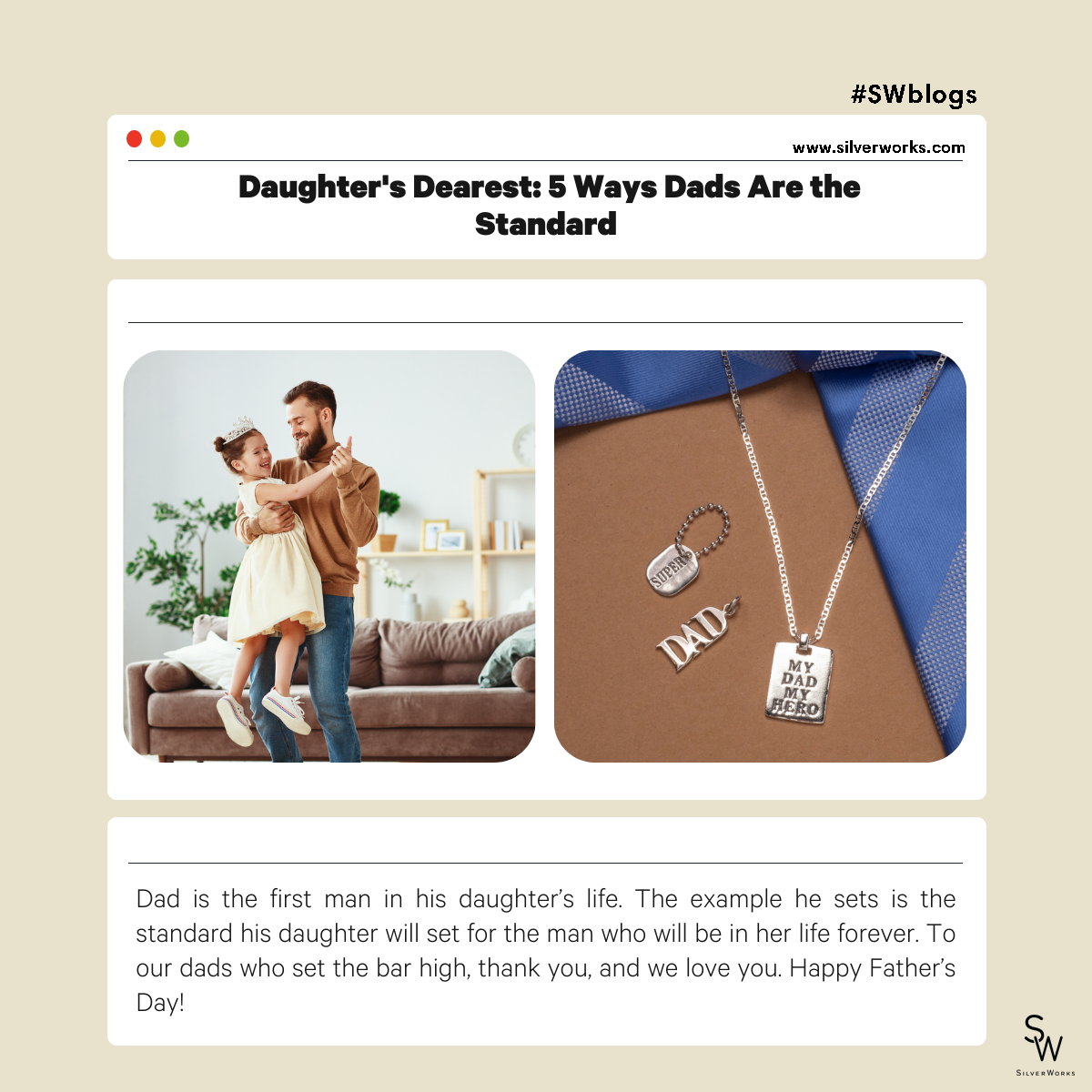 Daughter's Dearest: 5 Ways Dads Are the Standard