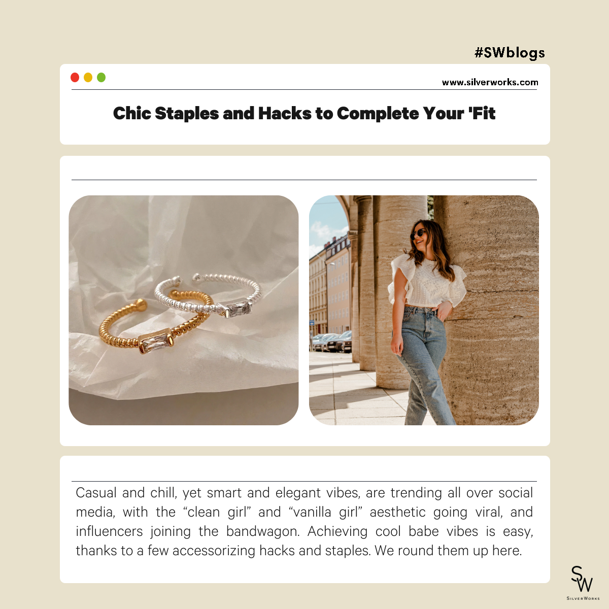 Chic Staples and Hacks to Complete Your 'Fit