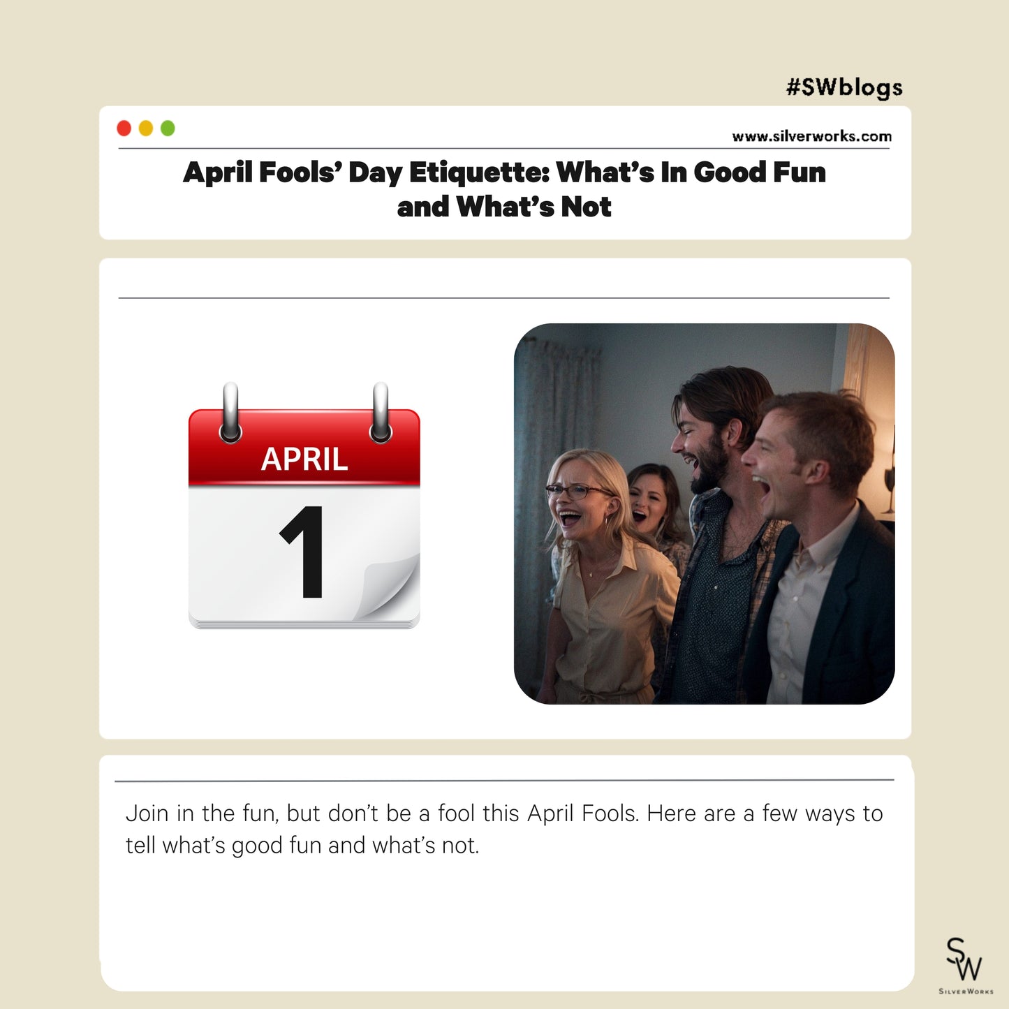 April Fools’ Day Etiquette: What’s In Good Fun and What’s Not
