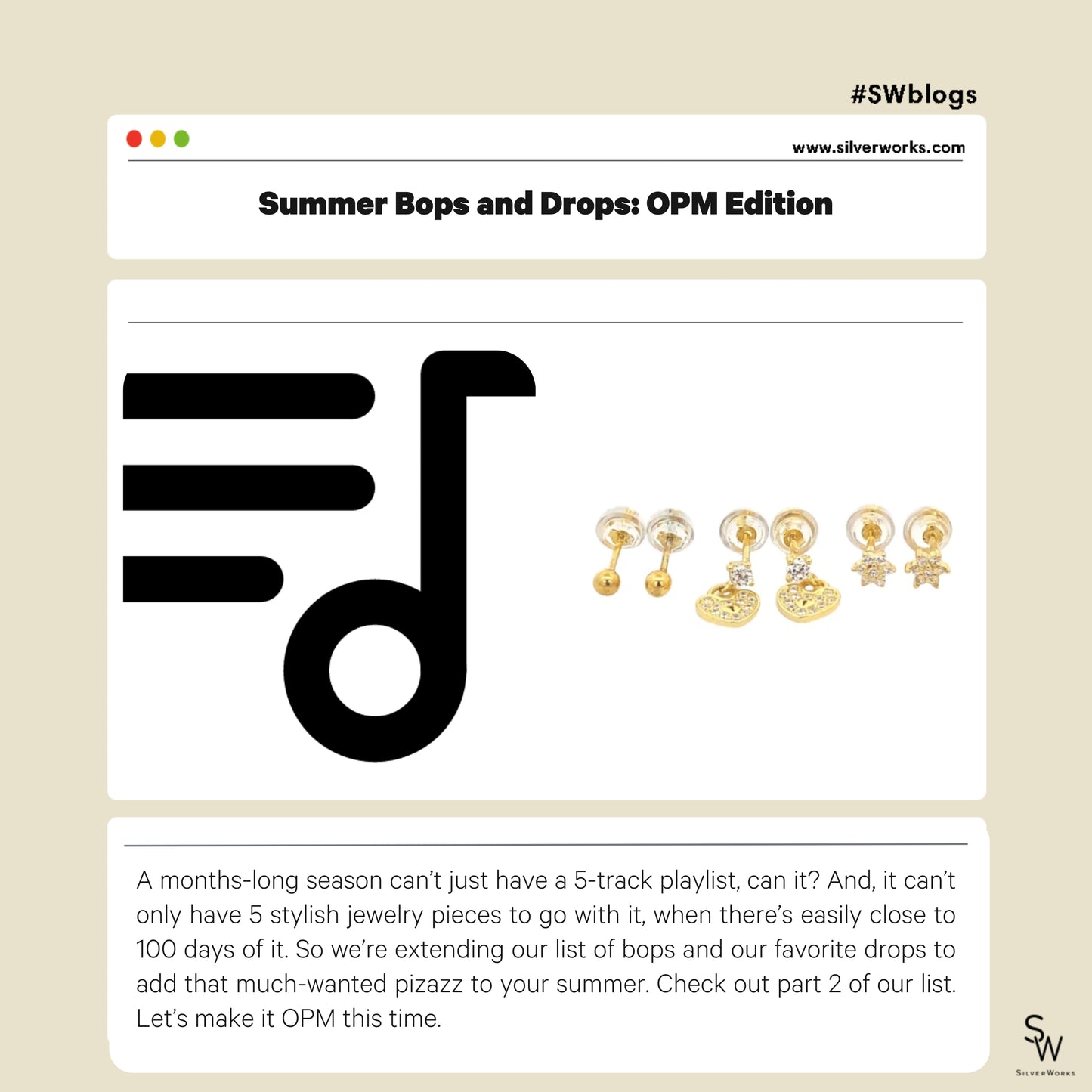 Summer Bops and Drops: OPM Edition