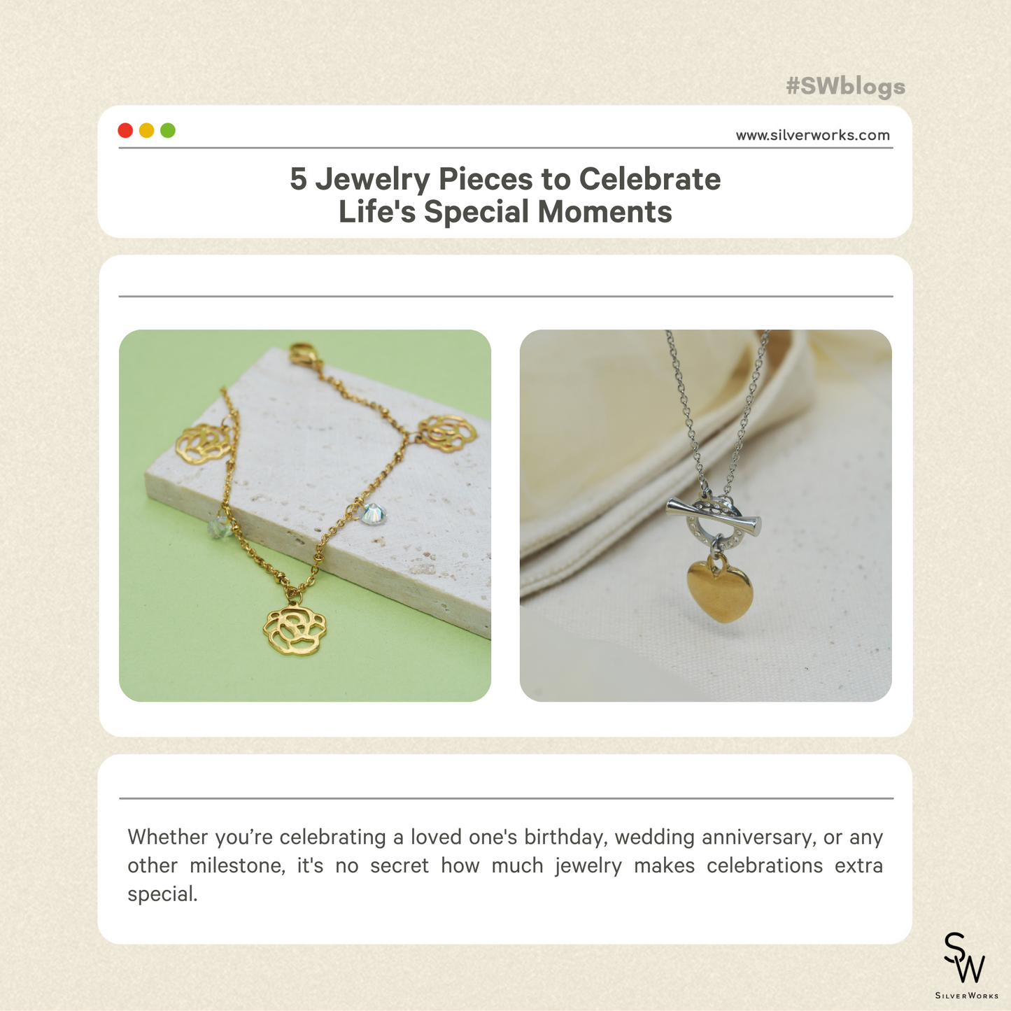 5 Jewelry Pieces To Celebrate Life's Special Moments