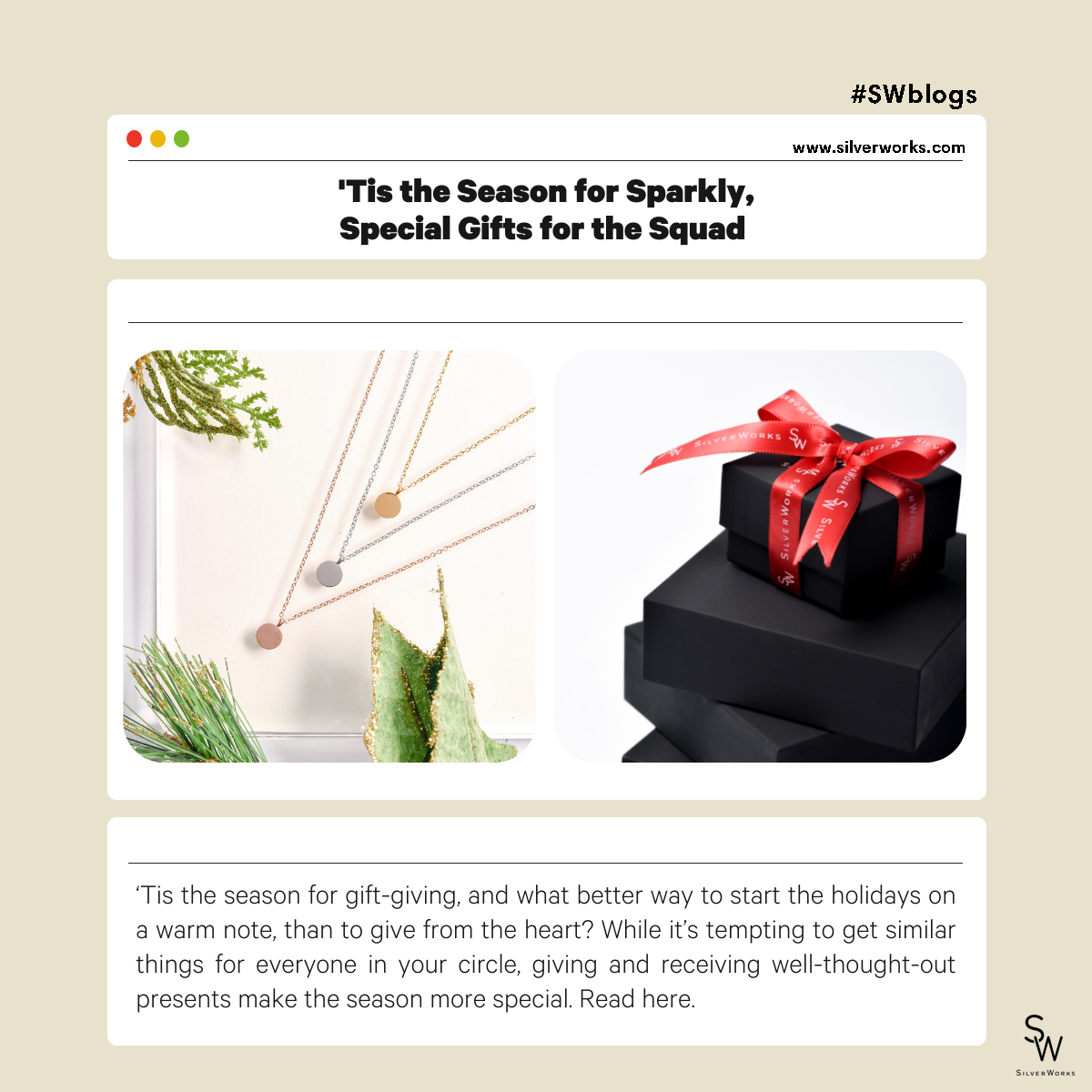 'Tis the Season for Sparkly, Special Gifts for the Squad