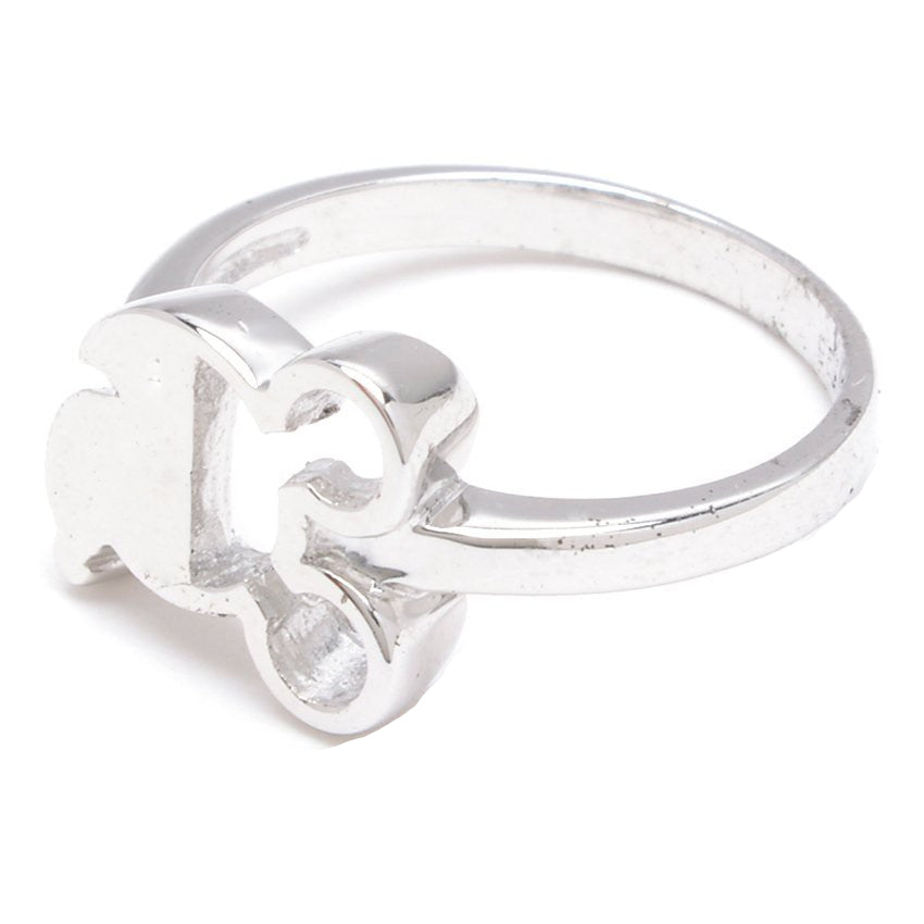 Mickey Mouse Cut-Out 925 Sterling Silver Ring | SilverWorks