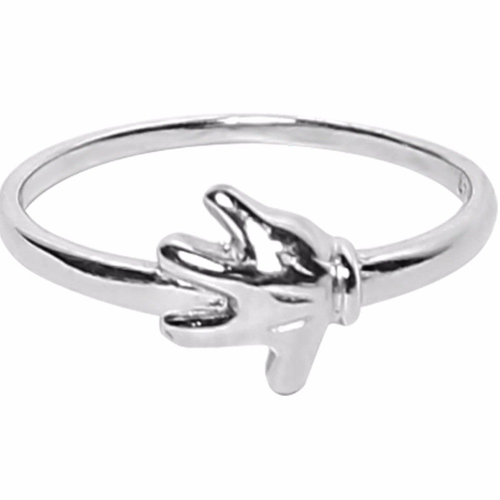 Mickey Mouse Hand 925 Sterling Silver Ring | SilverWorks