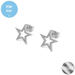 Mio Mio by Silverworks Star Stud SEAN Earrings - Fashion Accessory for Women