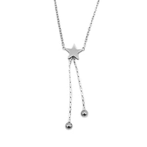 Mio Mio by Silverworks Star with Drop Earrings&Necklace Set -Fashion Accessory for Women X4389/X4445