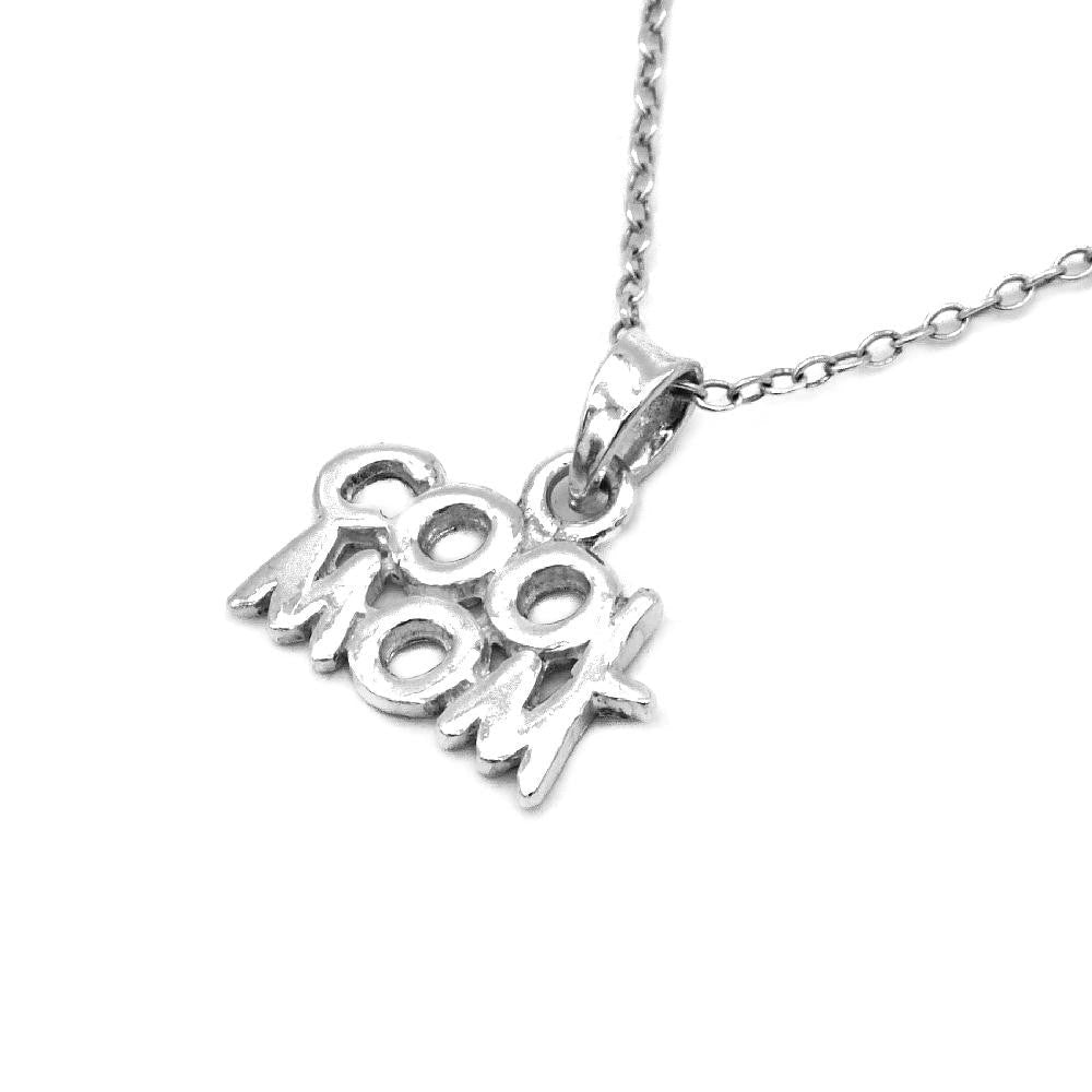 Dianne "Cool Mom" 925 Sterling Silver Pendant Necklace | SilverWorks