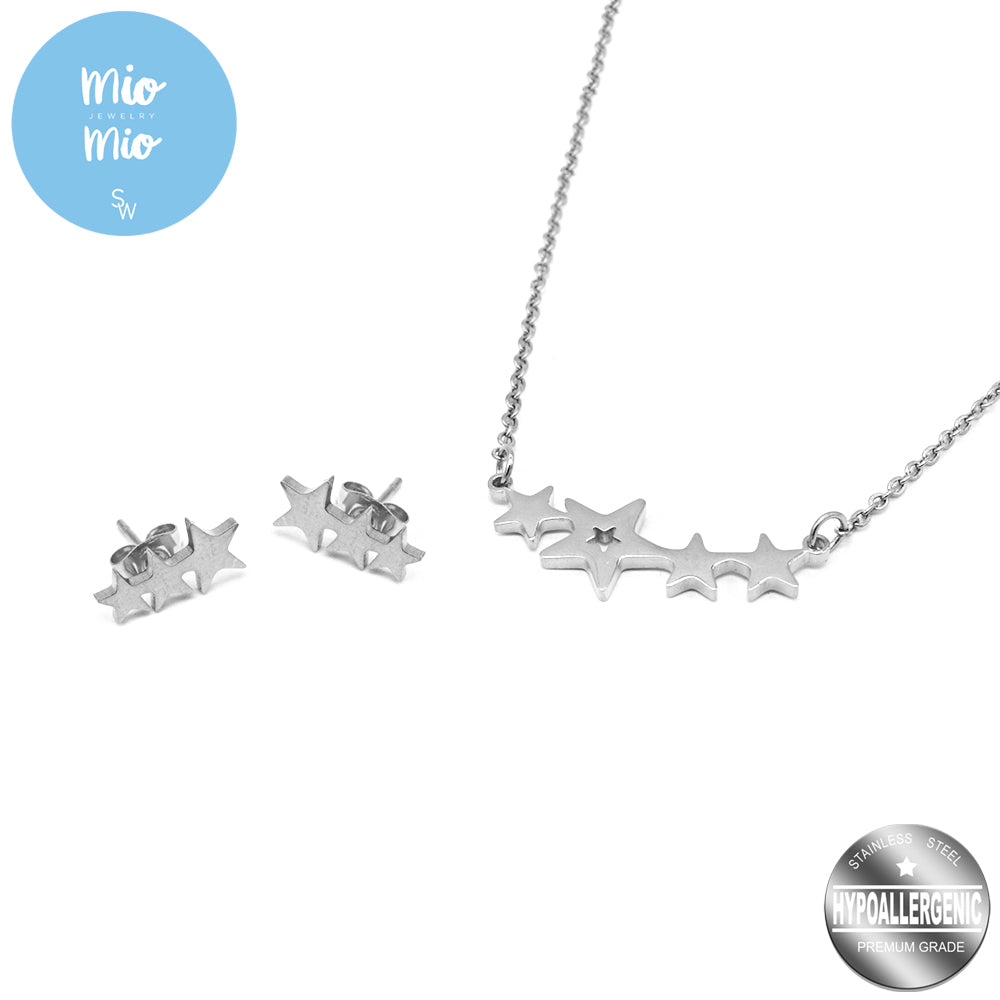 Eliza Star Stainless Steel Jewelry Set | SilverWorks