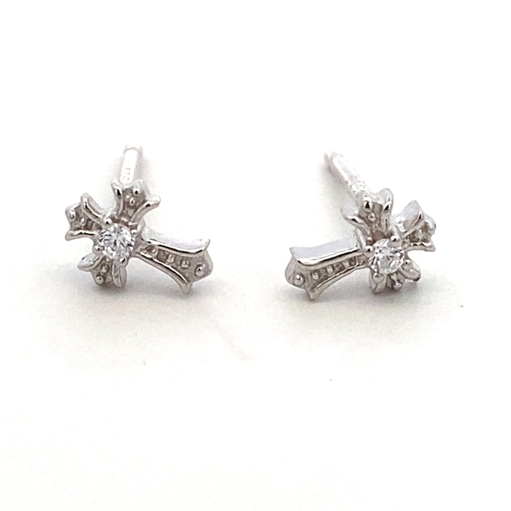 
                      
                        S792 RHOD SET OF SMALL BIG ASTERISK CROSS W CZ STONE IN PRONG
                      
                    