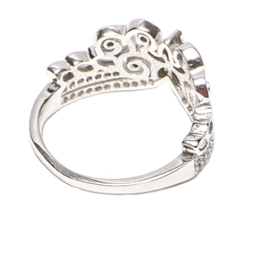 Mulan Disney Princess 925 Sterling Silver Crown Ring | SilverWorks