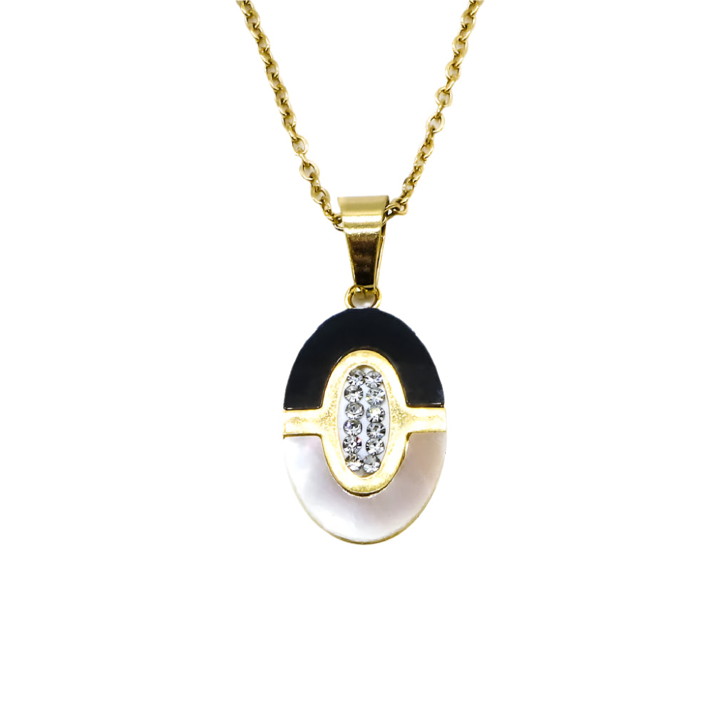 
                      
                        Mandy Oval Stainless Steel Jewelry Set | SilverWorks
                      
                    