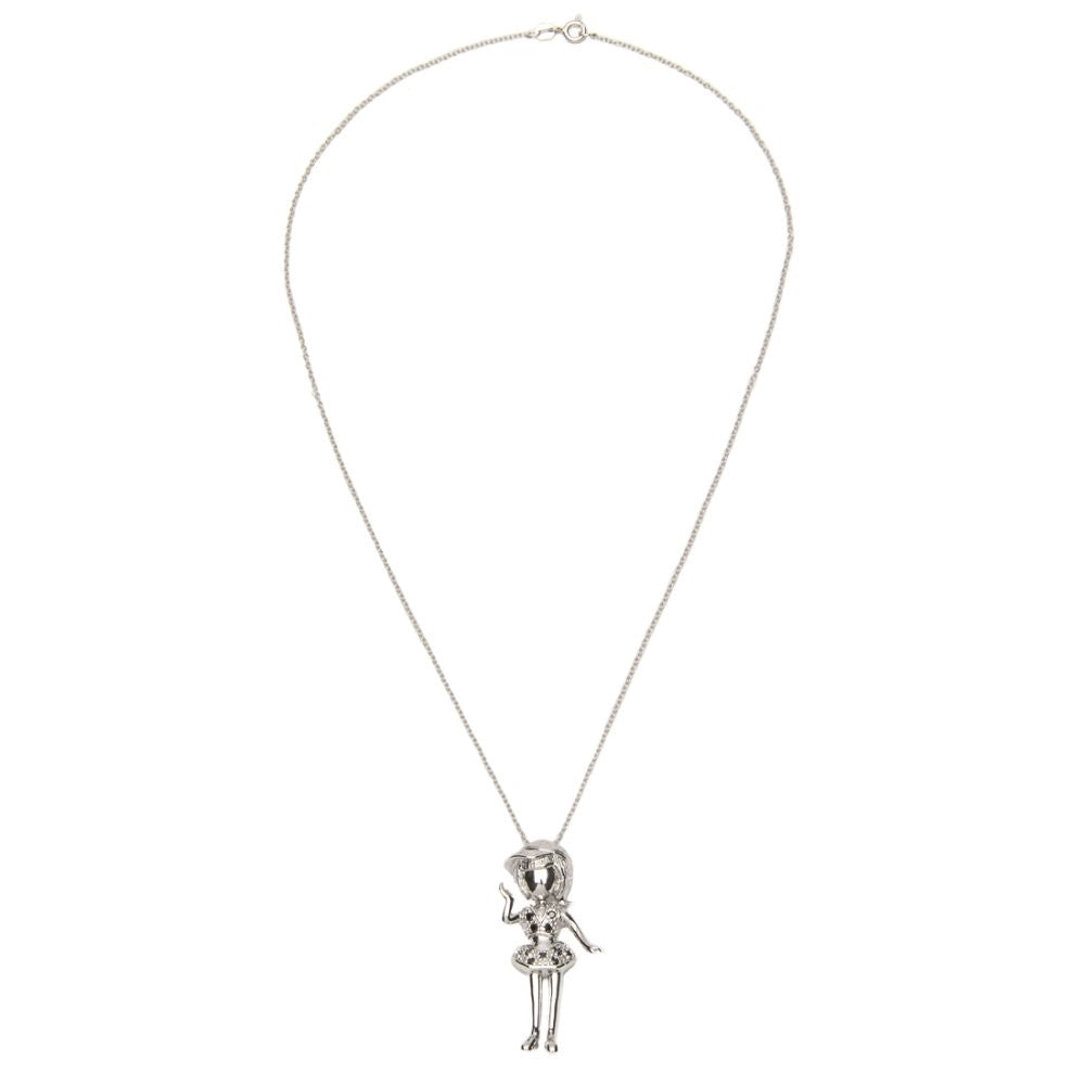 Silverworks N3461 Girl Necklace - Fashion Accessory for Women