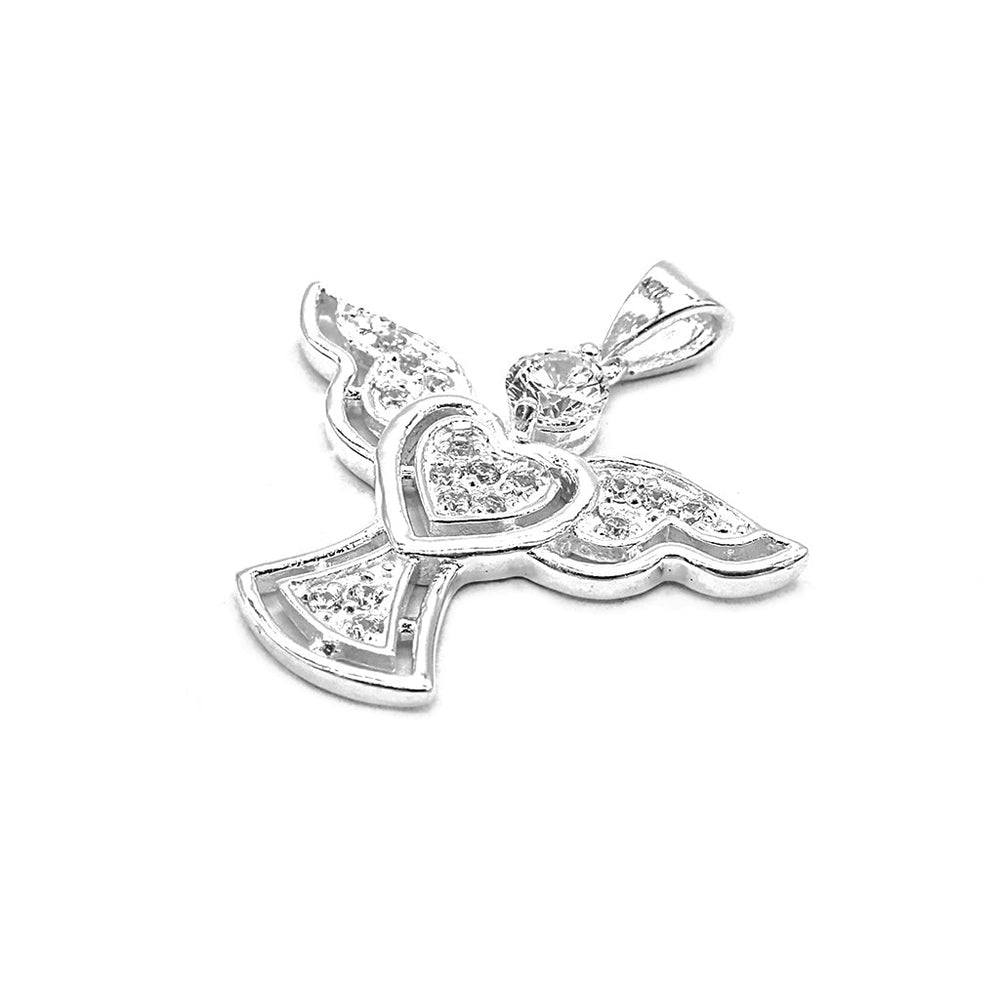 
                      
                        Angel Heart 925 Sterling Silver Pendant | SilverWorks
                      
                    